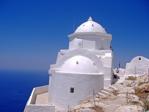 santorini cruise - Kalamiotisa church