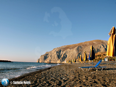 Santorini Kamari Beach