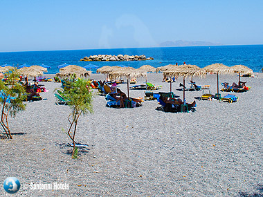 Santorini Kamari Beach