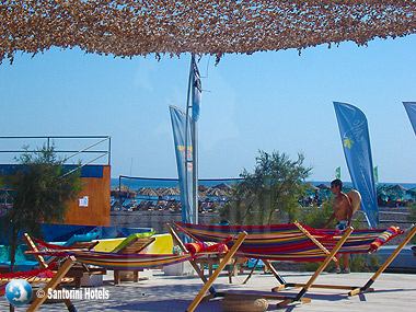 Santorini Perivolos Beach