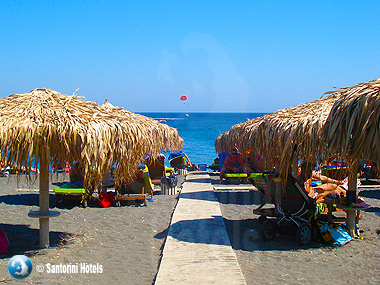 Santorini Perivolos Beach