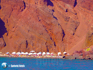 Santorini Red Beach