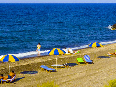 Santorini Vourvoulos Beach