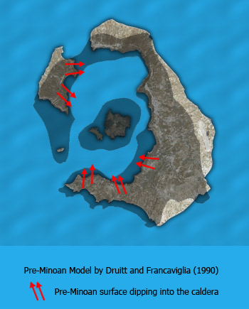 Santorini Preminoan model