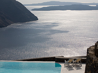Aenaon Hotel Caldera View From The Pool