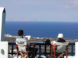 Agnadi Villa Foinikia Santorini Hotel View