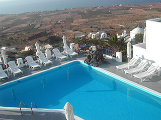 Agnadi Villa Foinikia Santorini Island Pool