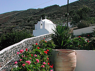 Agnadi Villa Foinikia Santorini Island View