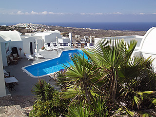 Agnadi Villa Foinikia Santorini Pool