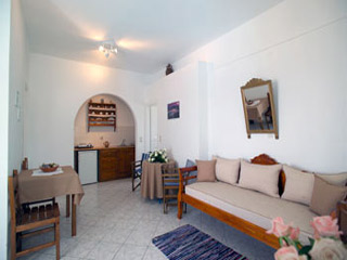 Ampelonas Studios Maisonettes Imerovigli Santorini Living Room
