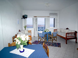 Ampelonas Studios Maisonettes Imerovigli Santorini Sitting Room