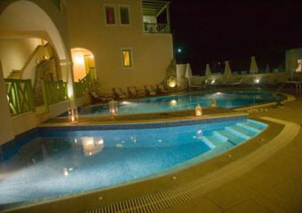 Anassa Suites Santorini Pool At Night