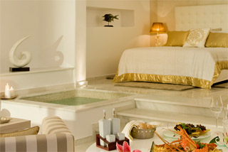 Andromeda Gold Suites Indoor Jacuzzi