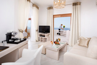 Andromeda Gold Suites Living Room