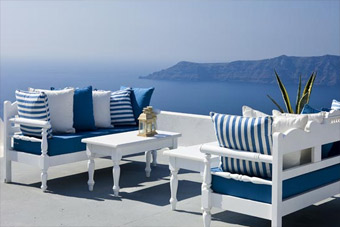 Andromeda Villas Santorini Island Imerovigli Terrace