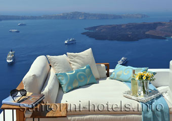 Aqua Suites Santorini Honeymoon Suite View