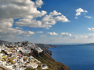 Blue Dolphins Fira Village View