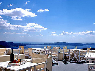 Blue Dolphins Santorini Balcony View