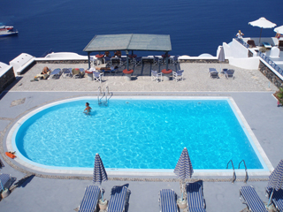 Caldera Butterfly Villas Pool View