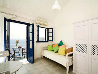 Caldera Villas Apartment Santorini Sitting Room