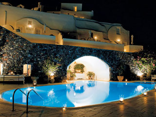 Canaves Oia Hotel At Night