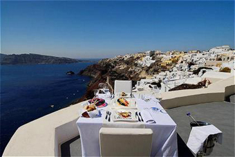 Canaves Oia Suites Dinner