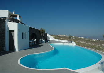 Carpe Diem Hotel Santorini Pool Overview
