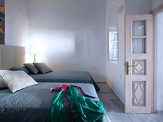 Kallisto Hotel Guestroom Bedroom View