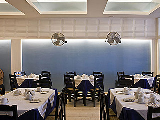 Kamari Beach Hotel Breakfast Room