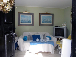 Lampetia Villas Santorini Living Room