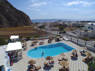 Marianna Hotel Pool Overview