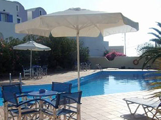 Melina Hotel Santorini Pool Area