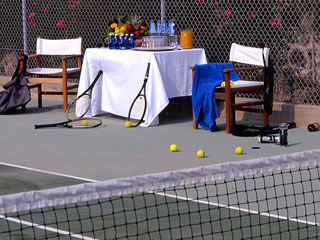Nine Muses Hotel Tennis Court