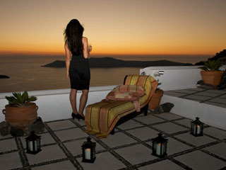 Pegasus Suites Santorini Terrace View