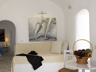 Residence Suites Santorini Sitting Area
