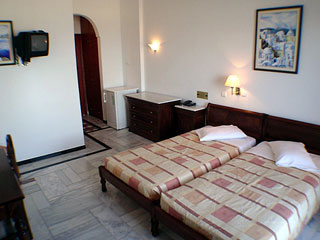 Santorini Palace Hotel Bedroom