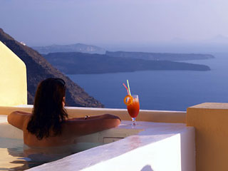 Santorini Princess Volcano View