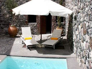 Stone House Villa Pool Area