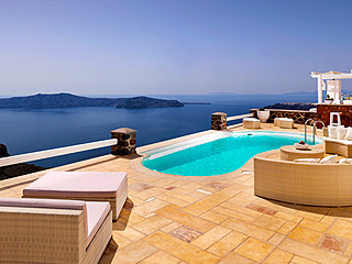 Tholos Resort Pool Santorini