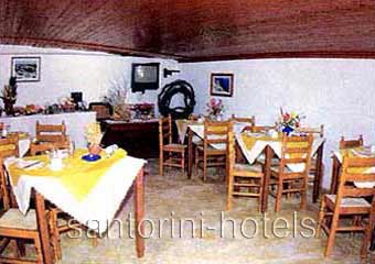 Vasillis Rooms Santorini Breakfast Room