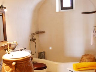 Villa Winery Canava Bathroom Santorini
