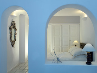 White Hotel Imerovigli Santorini Bedroom