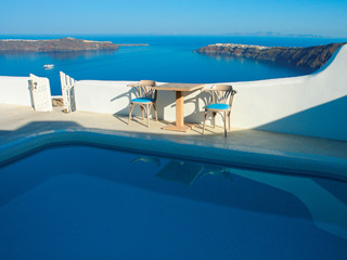 White Hotel Imerovigli Santorini Pool