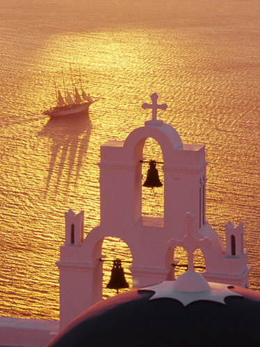 Santorini Sunset cruise and magic night in Caldera