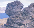 santorini volcano lava