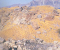 santorini volcano mikri kameni crater