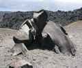 santorini volcano rocks