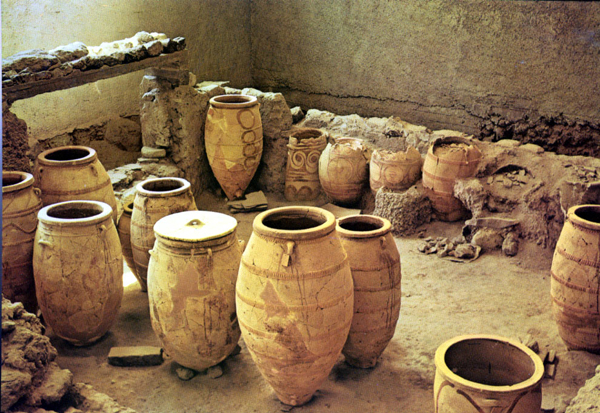 santorini akrotiri village