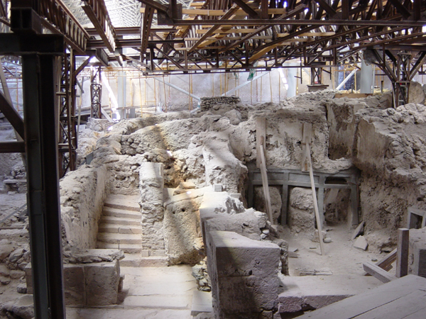 santorini akrotiri archaeological