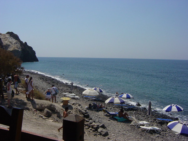 santorini akrotiri beach